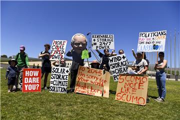 AUSTRALIA CANBERRA STUDENTS CLIMATE RALLY