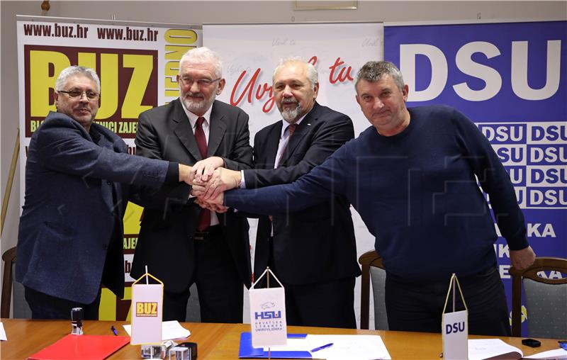 Four pensioners' parties ink deal on cooperation with aim of uniting