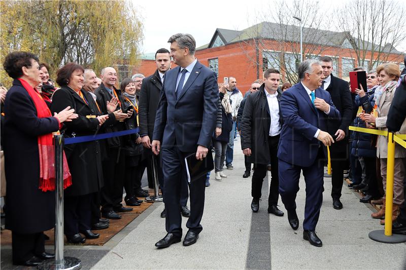 Plenkovic and Orban open Hungarian student dormitory in Osijek