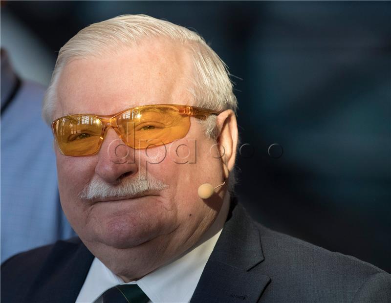 Poland's former president Lech Walesa in hospital