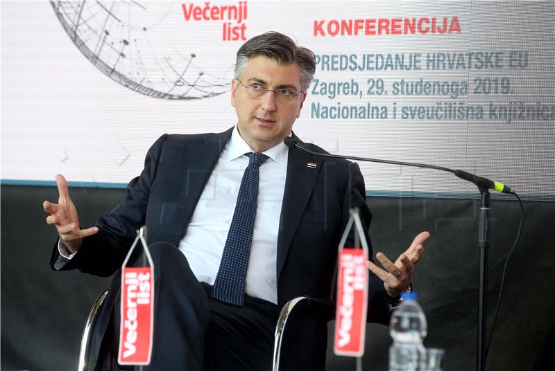 Plenkovic: Presidency opportunity for strengthening Croatia's role in Europe