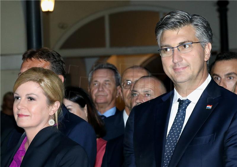 Plenković o izjavi Grabar-Kitarović: Vjerujem da se predsjednica šalila