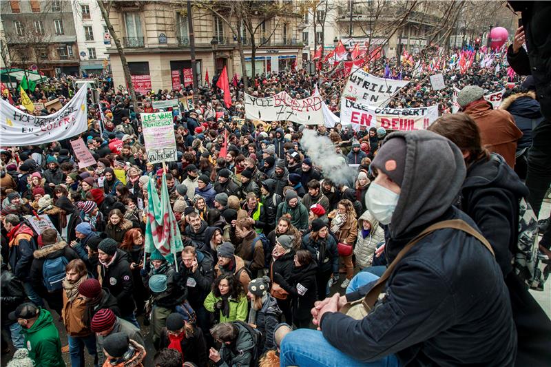 National strike in France