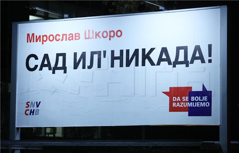 Medved considers SNV campaign with Cyrillic messages unnecessary