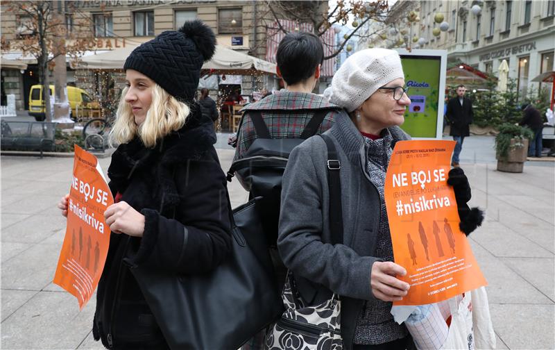 Krug šutnje ekumenske grupe žena protiv nasilja nad ženama