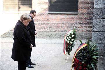 POLAND AUSCHWITZ MERKEL