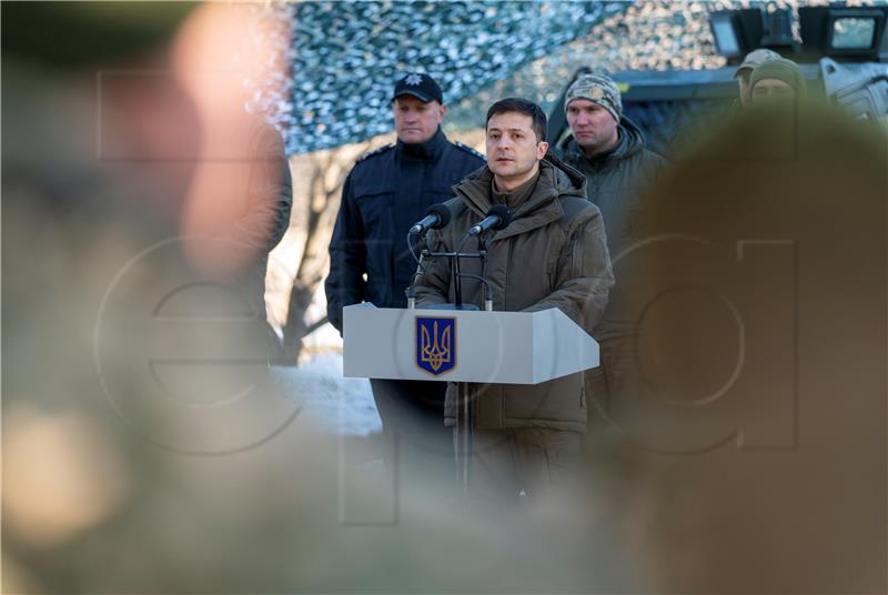 Ukrainian President Zelensky visits Donetsk region