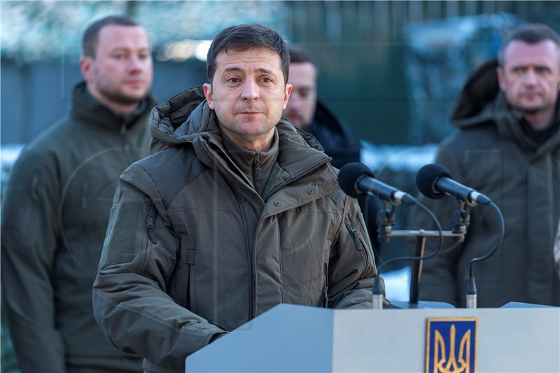 UKRAINE ZELENSKY ARMED FORCES DAY