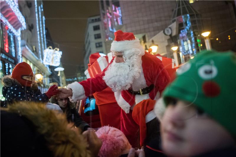 Santa Claus celebrations in Budapest