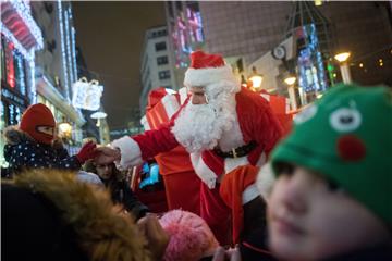 Santa Claus celebrations in Budapest