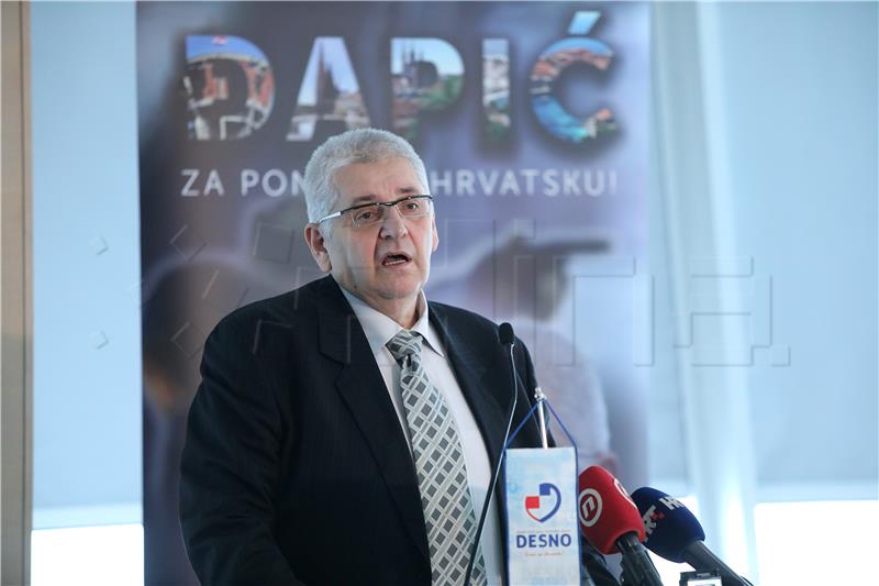 Presidential candidate Djapic: Role of President is a symbol of Croatian statehood