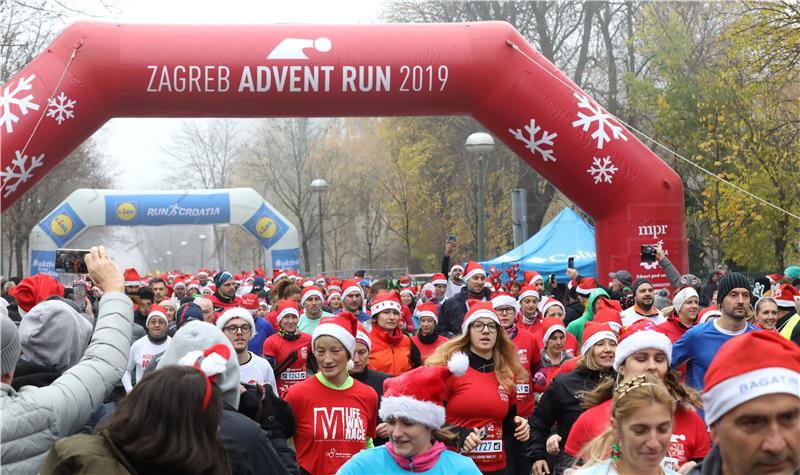 Humanitarna utrka Zagreb Advent Run 2019