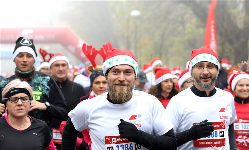 Humanitarna utrka Zagreb Advent Run 2019