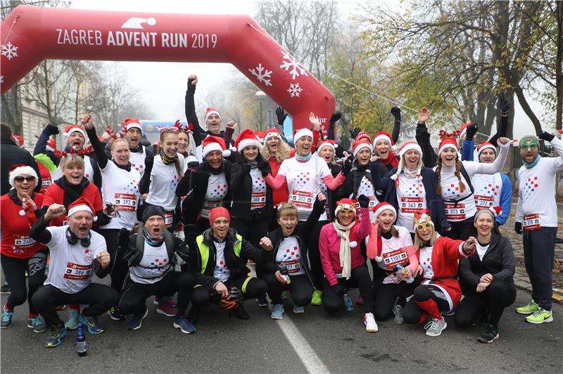 Humanitarna utrka Zagreb Advent Run 2019