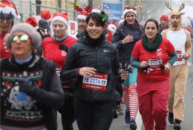 Humanitarna utrka Zagreb Advent Run 2019