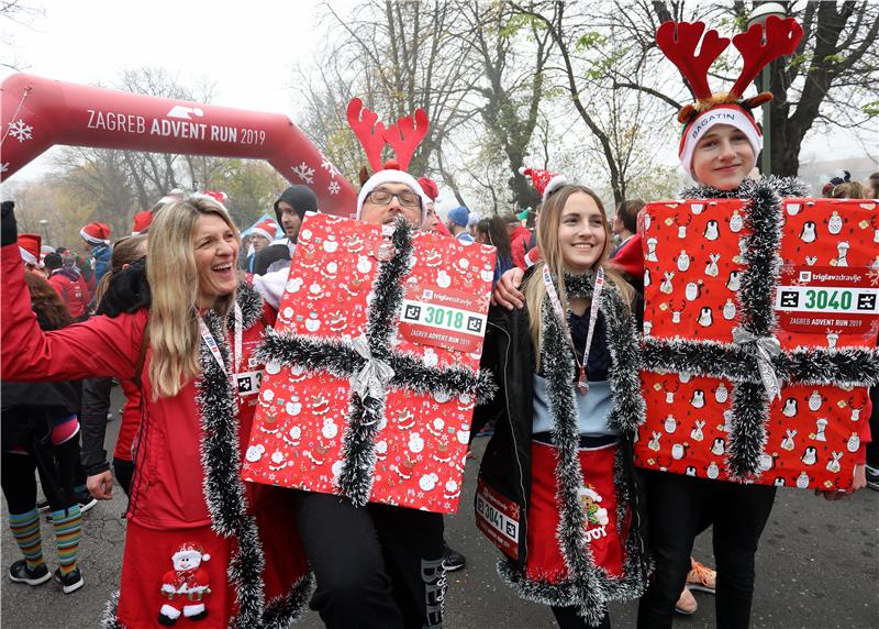 Humanitarna utrka Zagreb Advent Run 2019