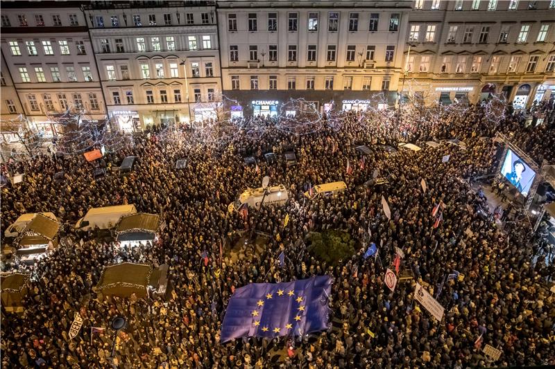 CZECH REPUBLIC GOVERNMENT PROTEST