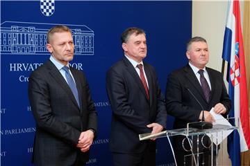 Konferencija za medije Kluba zastupnika HSS-a i Demokrata