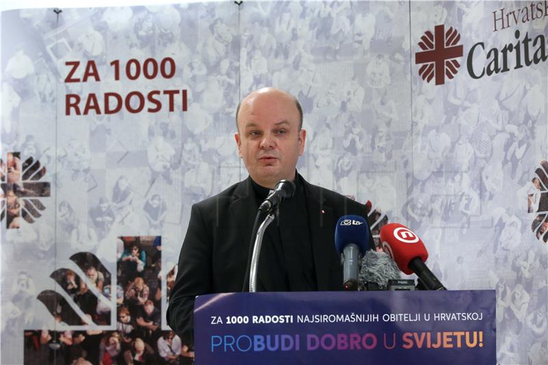 Hrvatski caritas najavio program "Za 1000 radosti – Probudi dobro u svijetu!“