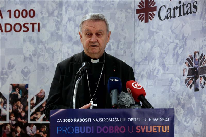 Hrvatski caritas najavio program "Za 1000 radosti – Probudi dobro u svijetu!“