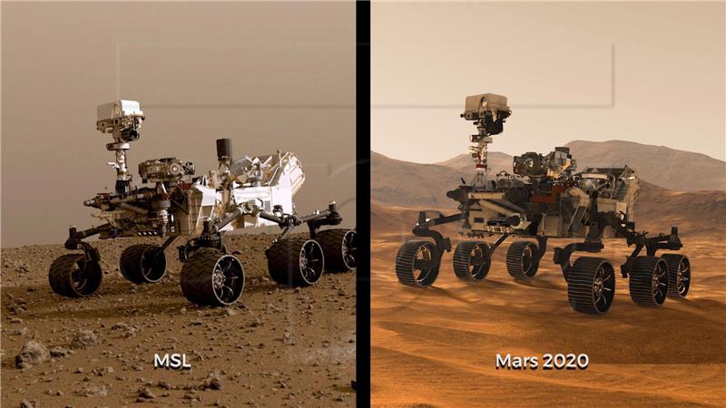 USA NASA CURIOSITY MARS 2020 ROVERS