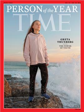 Klimatska aktivistica Greta Thunberg - osoba godine časopisa 'Time'