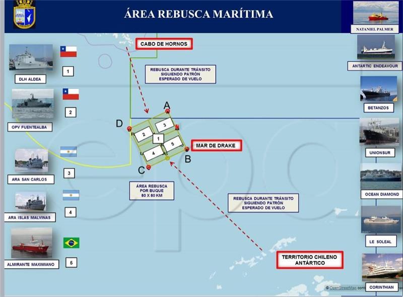 CHILE ANTARCTICA MISSING PLANE