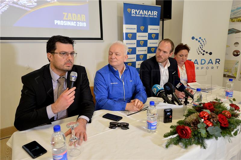 Ryanair to reopen its base in Zadar and introduce 11 new lines