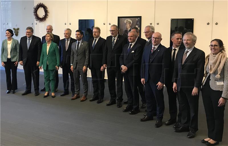 Croatia's ministers of interior, justice attend USA-EU meeting ahead of Croatia's EU presidency