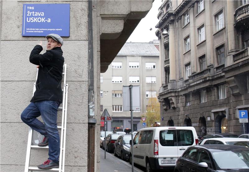 Presidential candidate "renames" Zagreb streets, dedicating them to bribery, corruption 