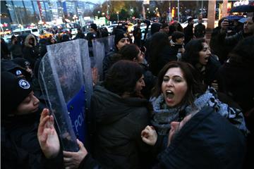 TURKEY WOMEN PROTEST AGAINST ABUSE VIOLENCE