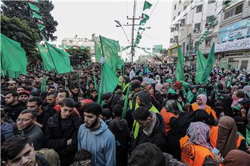 MIDEAST PALESTINIANS GAZA HAMAS ANNIVERSARY