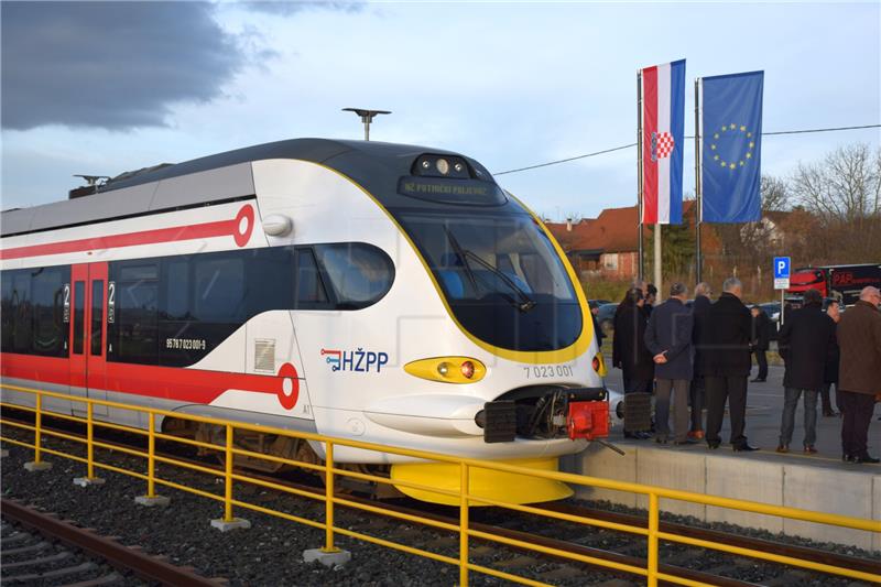 New €35m railway track inaugurated northeast of Zagreb