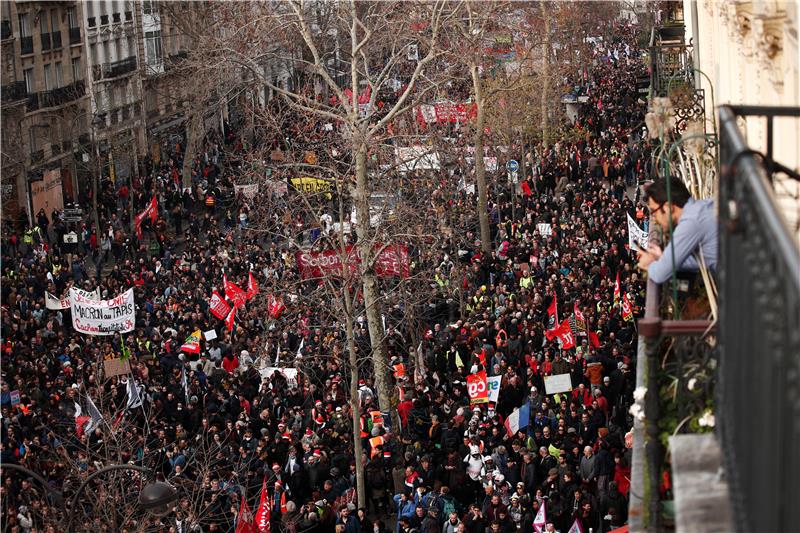 National strike in France