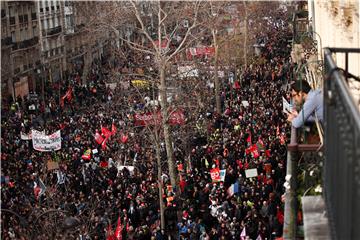 National strike in France