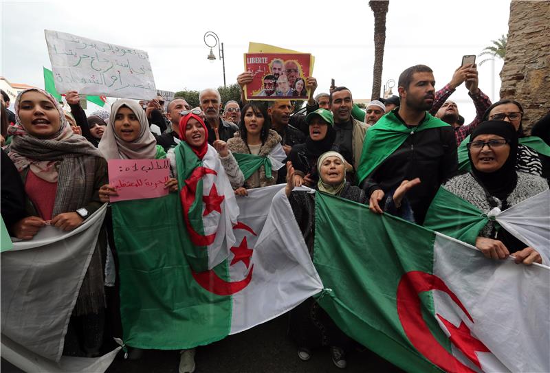 Anti-government protest in Algiers