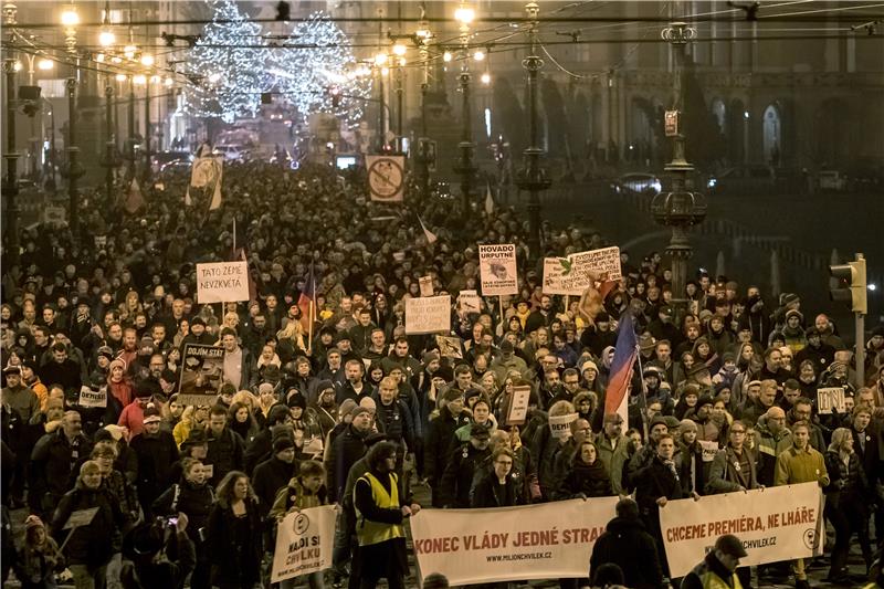 U Pragu novi prosvjedi protiv premijera Babiša