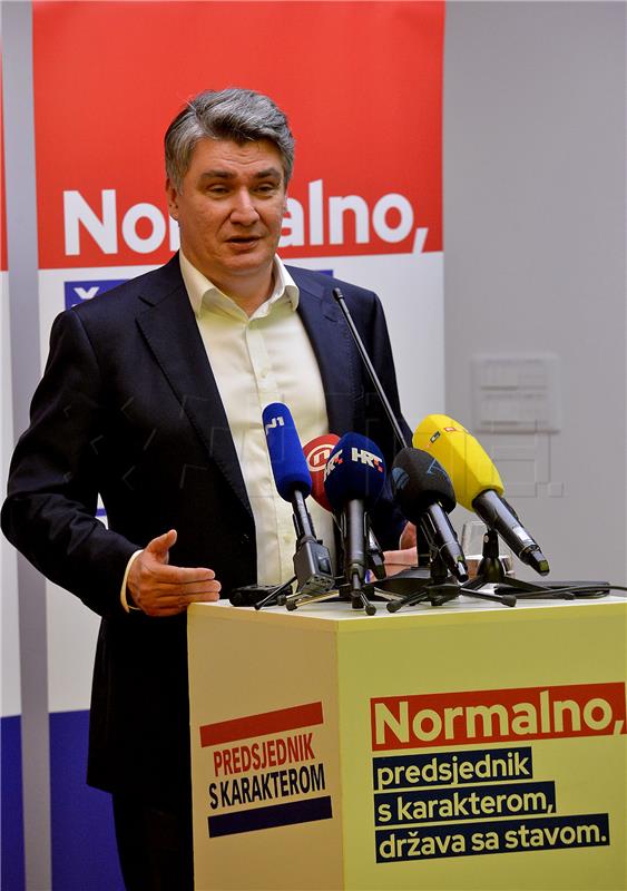 Milanović održao predizborni skup u zadarskom hotelu Kolovare