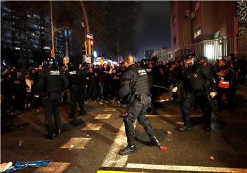 SPAIN SOCCER PROTESTS