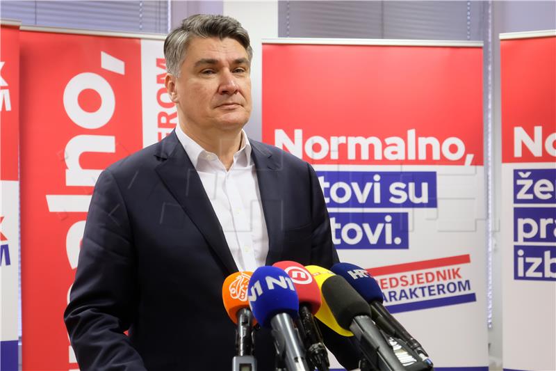 Konferencija za medije Zorana Milanovića