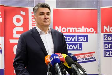 Konferencija za medije Zorana Milanovića