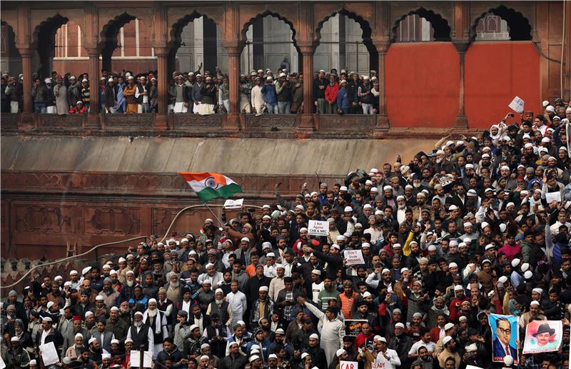 Protest against CAA in New Delhi