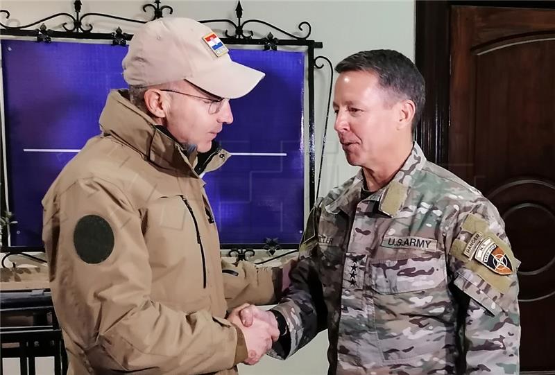 NATO general thanks Croatia, its troops for serving in Afghanistan