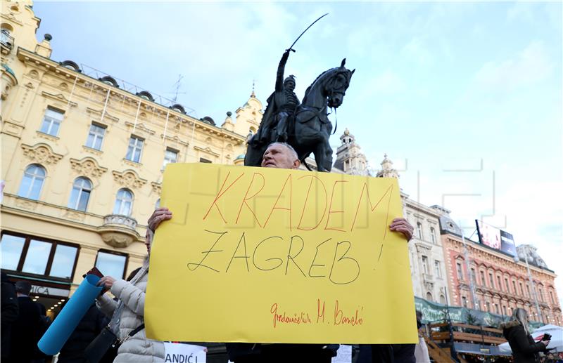 Prosvjed pod nazivom "Vrijeme je! Zagreb je spreman!"