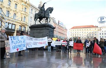 Prosvjed pod nazivom "Vrijeme je! Zagreb je spreman!"