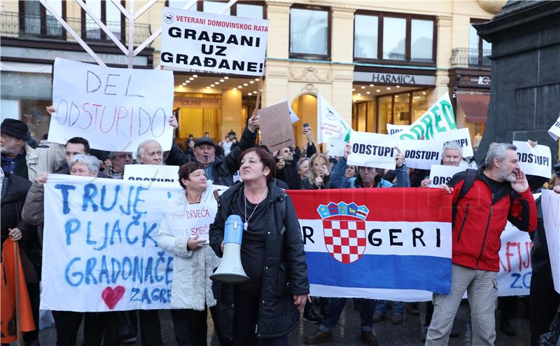 Prosvjed pod nazivom "Vrijeme je! Zagreb je spreman!"