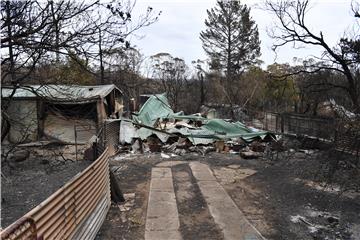 Aftermath of bushfires in New South Wales, Australia