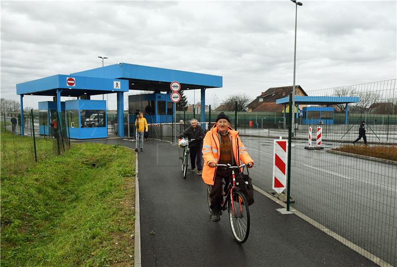 Novi prometni trak za pješake na graničnom prijelazu Slavonski Brod