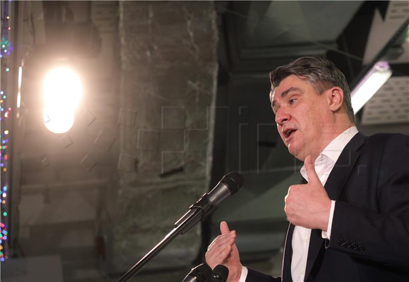 Milanovic says will be more constructive president than Grabar-Kitarovic