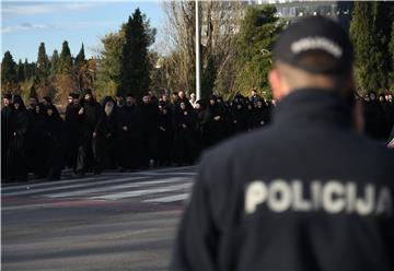 MONTENEGRO CHURCH CLERGY PROTEST